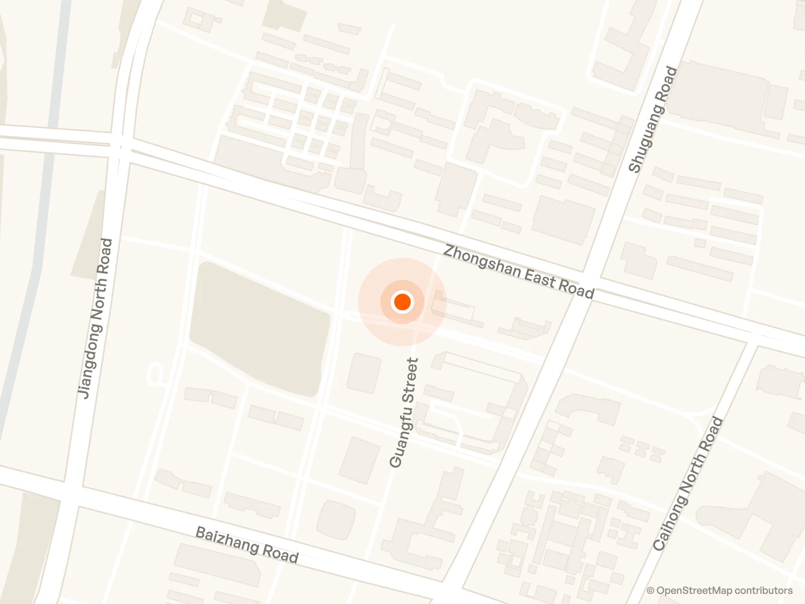 Map of the Ningbo office location